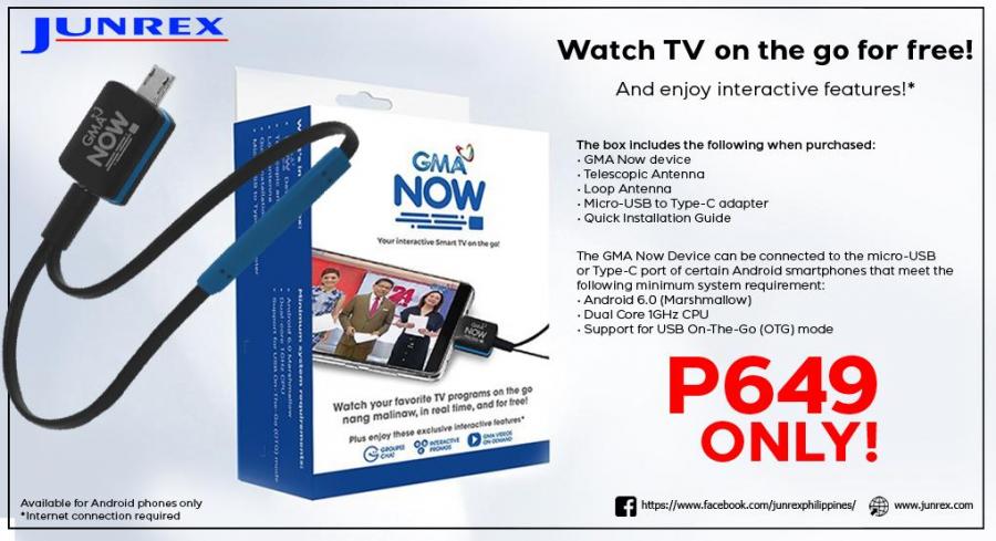 GMA NOW device